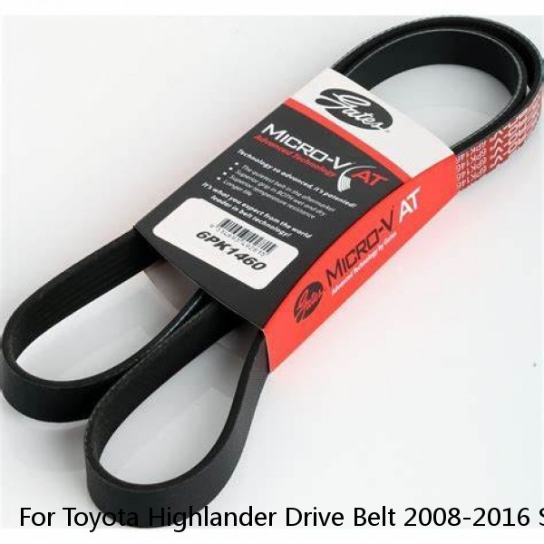 For Toyota Highlander Drive Belt 2008-2016 Serpentine Belt 7 Rib Count #1 small image