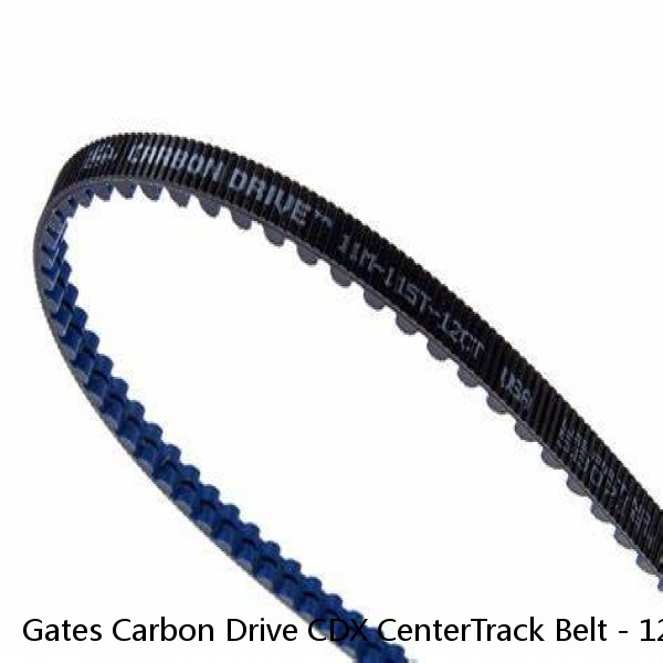 Gates Carbon Drive CDX CenterTrack Belt - 122t, Black #1 small image