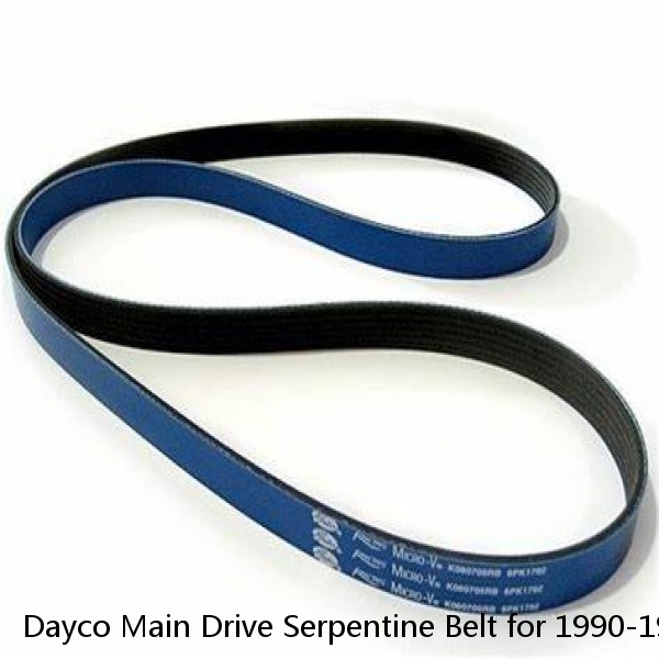 Dayco Main Drive Serpentine Belt for 1990-1992 Chevrolet Lumina 2.5L L4 sz #1 small image