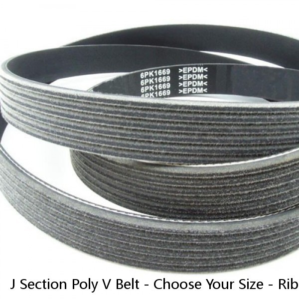 J Section Poly V Belt - Choose Your Size - Rib Count #1 small image