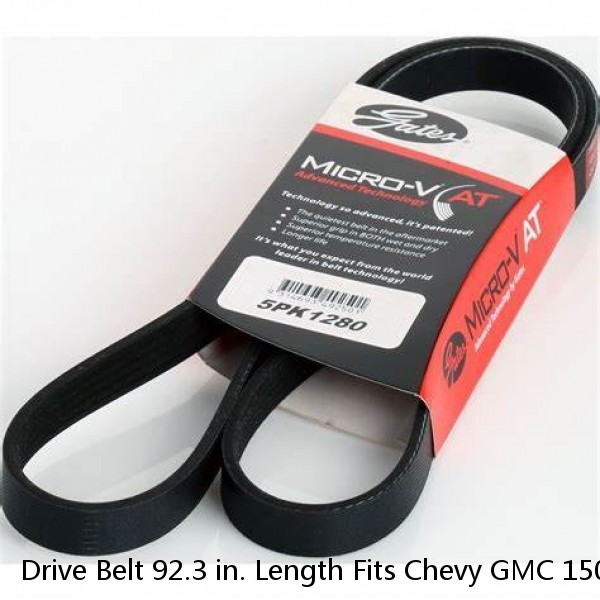 Drive Belt 92.3 in. Length Fits Chevy GMC 1500 Cadillac Escalade 4.8L 5.3L 6.0L #1 image