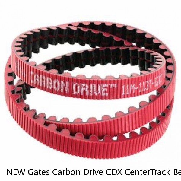 NEW Gates Carbon Drive CDX CenterTrack Belt - 132t Black #1 image