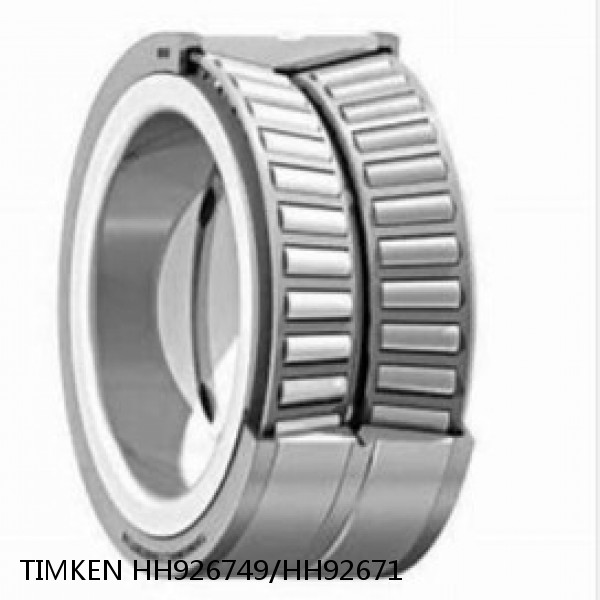 HH926749/HH92671 TIMKEN Tapered Roller Bearings Double-row #1 image